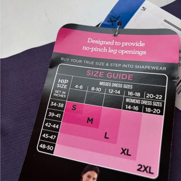 NEW Maidenform Cool Comfort Firm Brief Pantie Shapewear Size Small Purple DM0051 - Picture 5 of 6